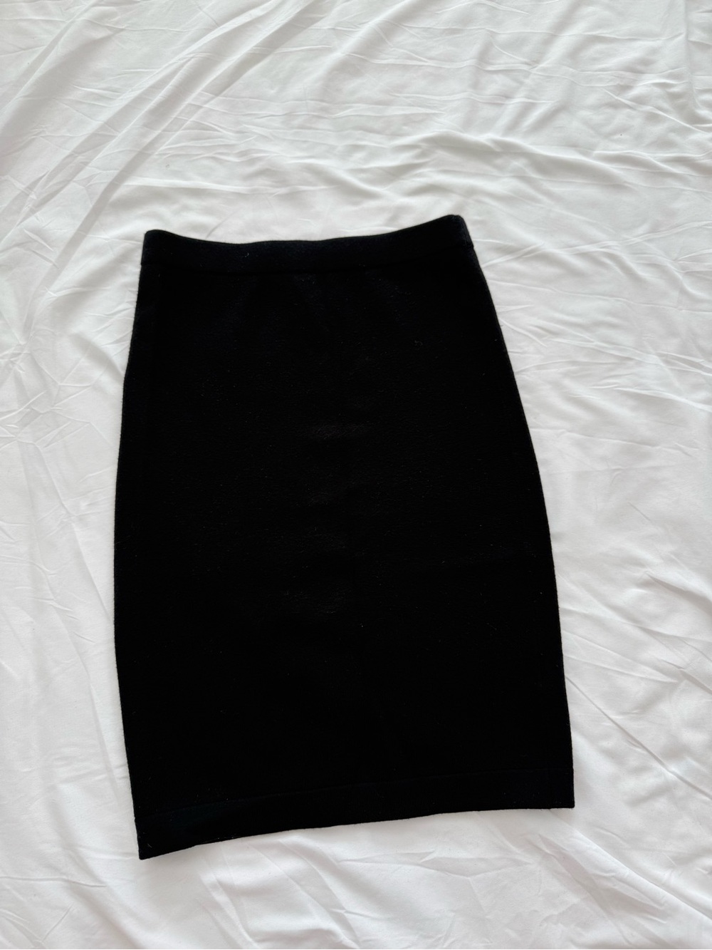 T by Alexander Wang Black Stretch Wool Blend Pencil Skirt – XS